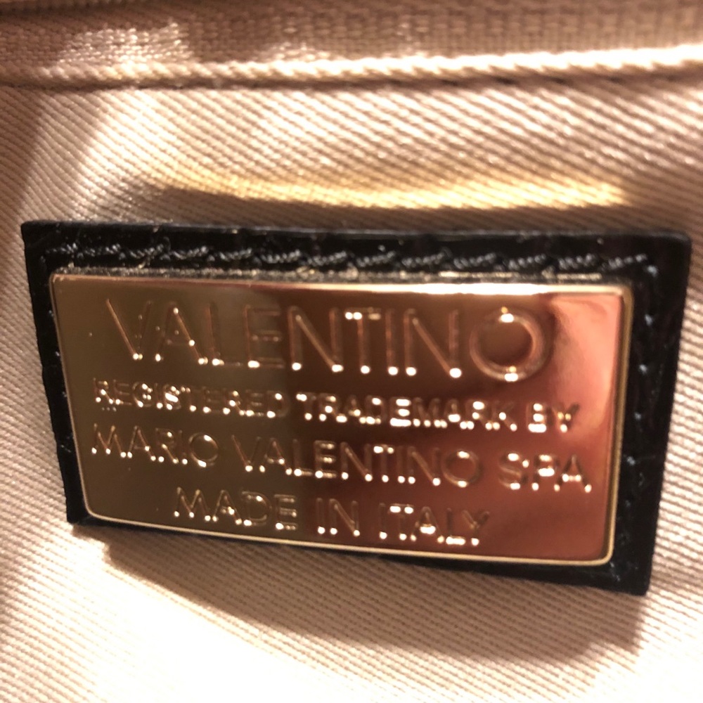 Valentino Bravia Croc Leather Dome Satchel - Picture 5 of 12